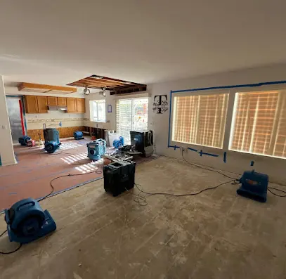 Commercial water damage restoration in a Pomona, CA business